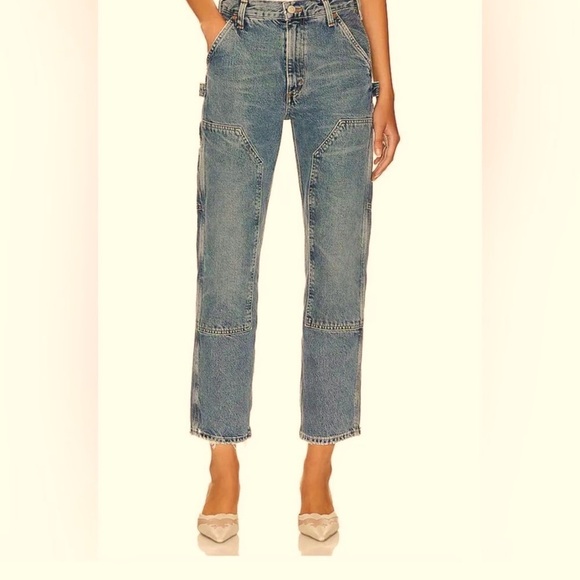 Agolde Denim - Agolde Rami Carpenter Jeans Women’s 27 Repetition Blue Ankle Leg Revolve